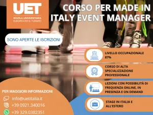 Kurs për Menaxher Ngjarjesh Made in Italy